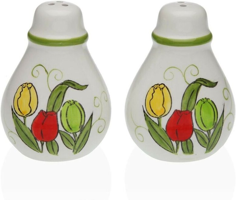Salz- und Pfefferstreuer Versa aus Keramik Dolomite Tulpe 5,5 x 8,5 x 6 cm