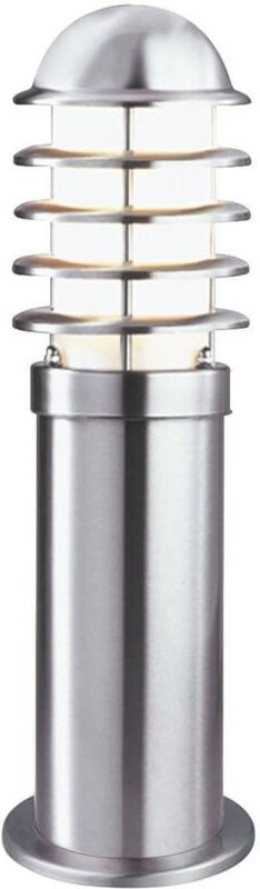 Searchlight - Louvre - 1 Licht Außenpoller Licht Edelstahl IP44, E27