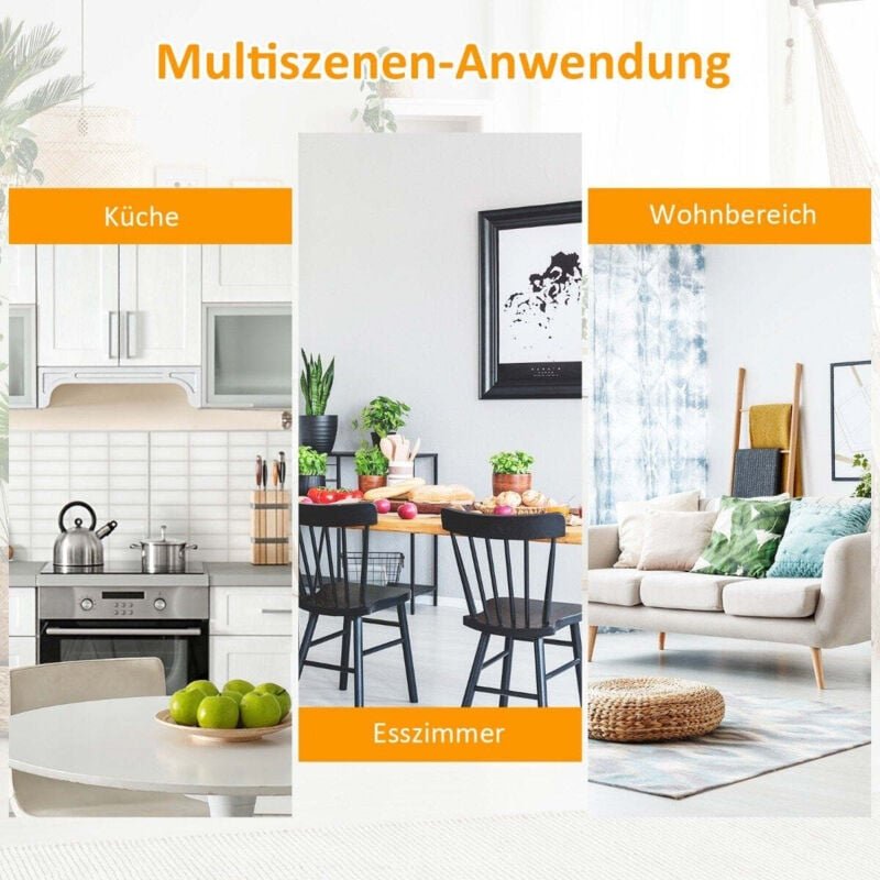 Northix - Rollender kuchenwagen mobile kucheninsel mit schublade 100 x 48 x 90 cm wei