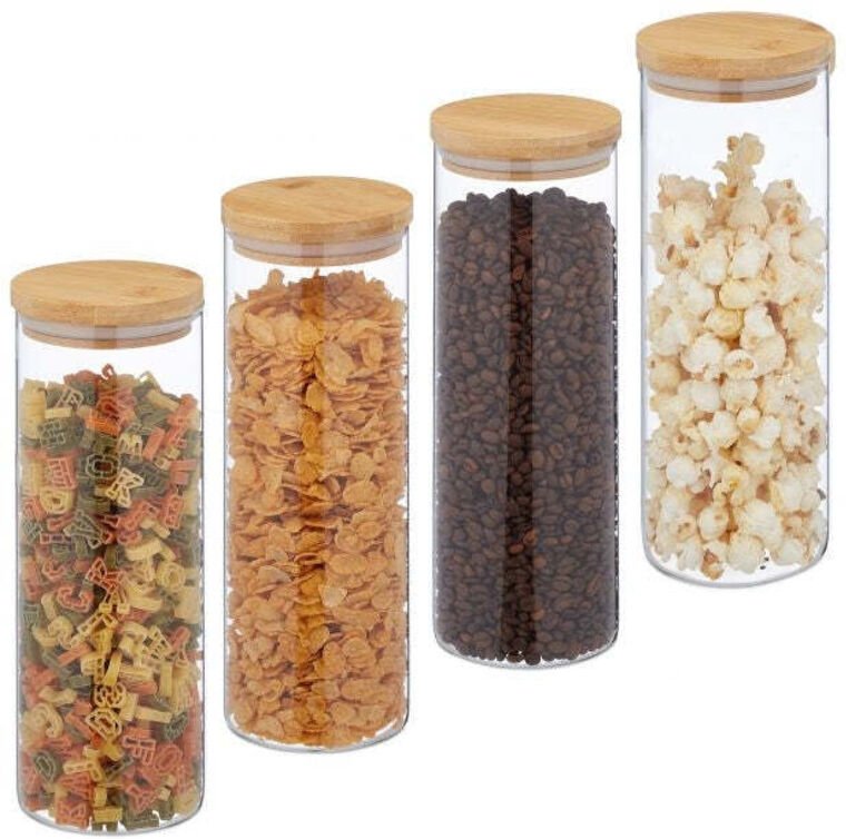 4 stk vorratsglaser 1600 ml