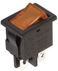 Leistungswippenschalter 5a-250v Dpst Ein-Aus - Mit Orangefarbiger Neonlampe