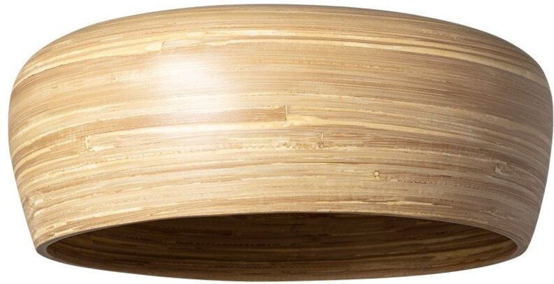 Lampenschirm für Hängeleuchte aus Bambus Shuka Sari ILUZZIA Natürlich