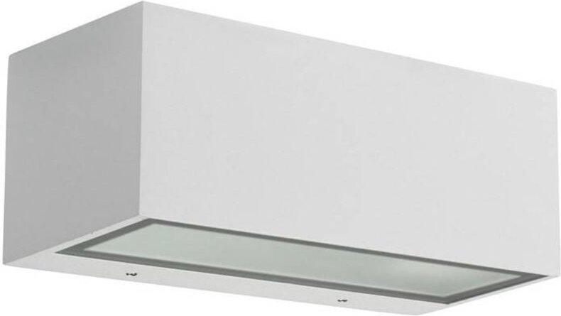 Leds-c4 - Nemesis Aluminium - 1 Licht Außenwandleuchte Weiß IP54, E27