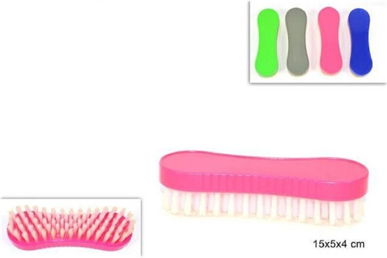 Trade Shop Traesio - Trade Shop - set mit 2 wäschebürstenborsten für hausreinigung und kleidung aus kunststoff -