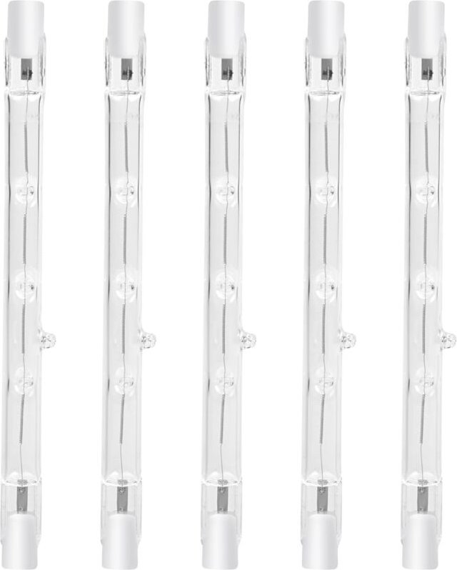 Beijiyi - 100 w, 118 mm, R7s, dimmbar, Halogen-Bleistiftlampe, warmweiß, 2800 k, R7s, linear, 1500 lm, Strahler, AC220–2...