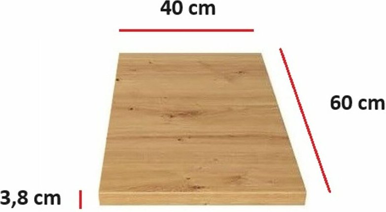 Küchen Preisbombe - Küchen Arbeitsplatte 40 cm 38 mm Küchenzeile Küchenblock Eiche Artisan eko stilo