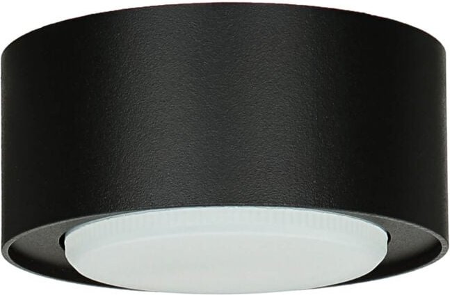 Licht-erlebnisse - Runde Deckenlampe Spot Metall Ø10cm Schwarz