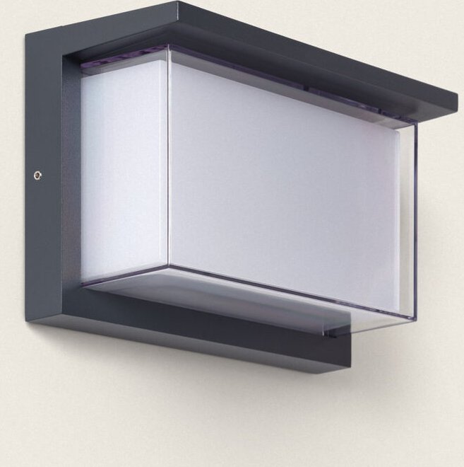 LED-Wandleuchte Außen 12W Aluminium CCT Wählbar Doppeldiffusor Valorian Anthrazit