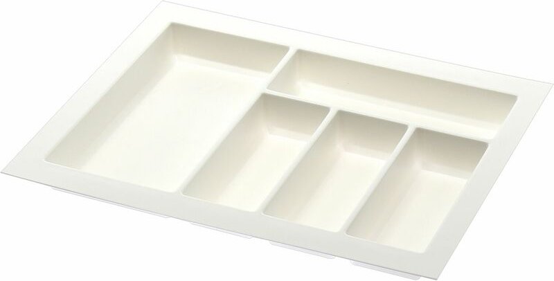 Agoform - Besteckeinsatz Classico kürzbar 440x550x50,5mm, Kunststoff weiß