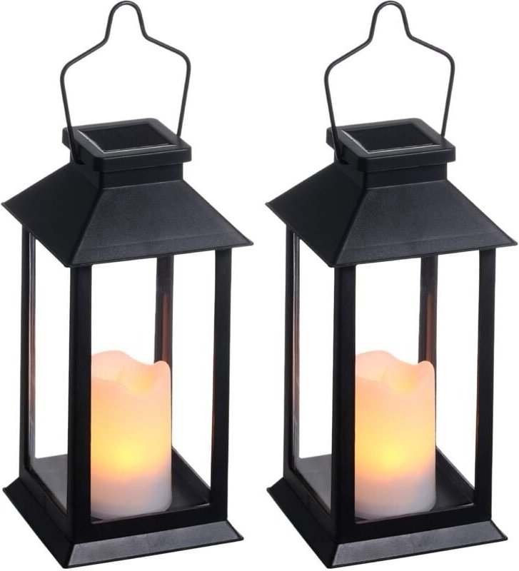 Thumbnail - Solar-Gartenlaternen für den Außenbereich, Solarlaterne für den Außenbereich mit flammenloser LED-Kerze, IP44-Rasenlampe...