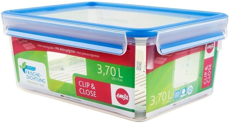 Thumbnail - Frischhaltedose Clip & Close 3,7l mit Abtropfgitter