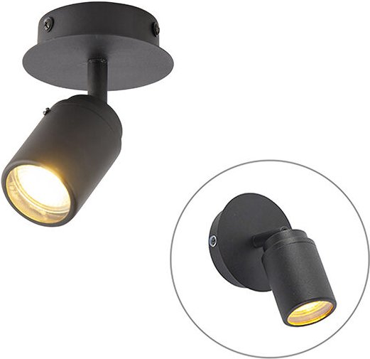 Moderner Badstrahler schwarz IP44 - Ducha