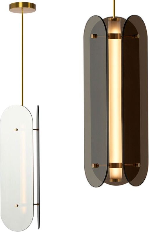 Hängelampe APP1676-CP long black - Toolight