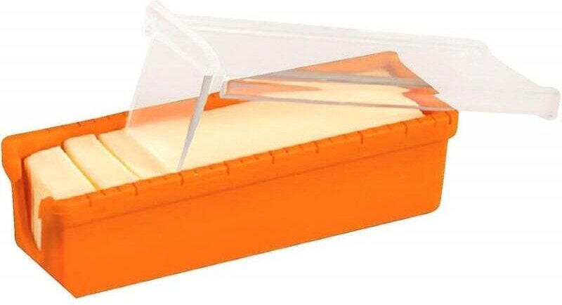 Butterdose mit Deckel, rechteckiger, luftdichter Vorratsbehälter mit Buttereinsatz, ideal für die heimische Küche.