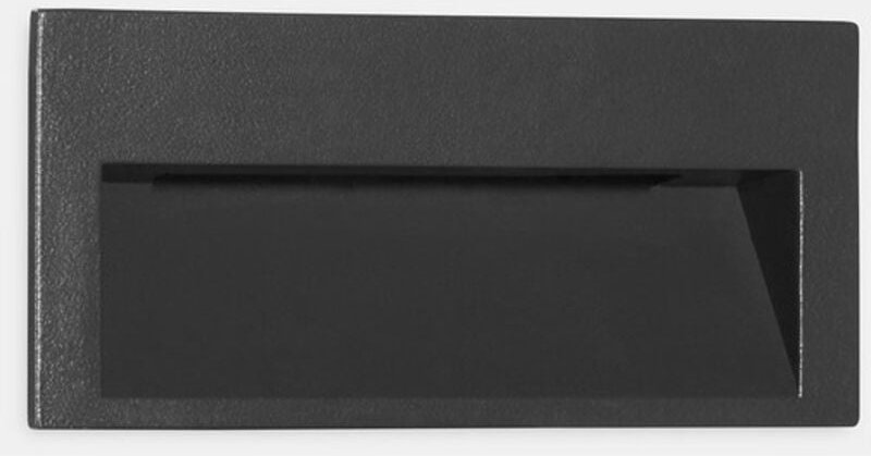 LEDS C4 Tiny Short Outdoor LED Wandeinbauleuchte Small Urban Grey IP65 1.9W 3000K