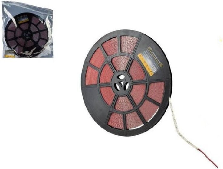 Trade Shop - LED-STREIFEN 2835 24V 50 METER SPULE NATÜRLICHES LICHT KALT WARM 2835-24V-120 -