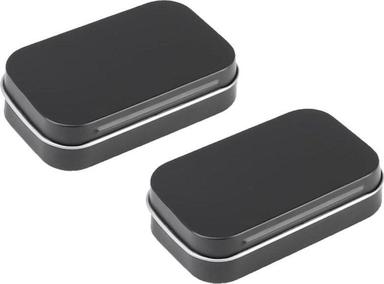 Tlily - Stück kleine Aufbewahrungsboxen mit Deckel, rechteckige kleine Blechdosen, Metallbox mit Deckel, kleine Blechdos...