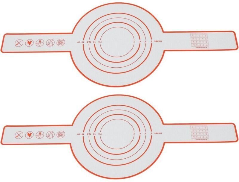 2 Stück Silikon-Brotaufhänger, hitzebeständige, wiederverwendbare Backmatte mit Stiel für Backen zu Hause oder Picknicks...