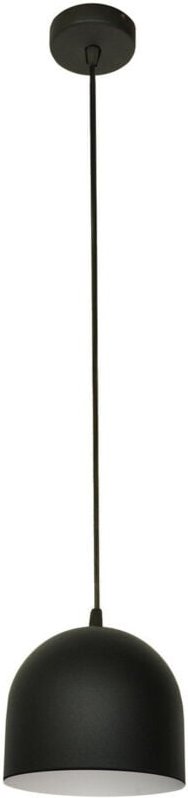 Madison Dome Pendelleuchte Schwarz, Weiß 17cm - Helam