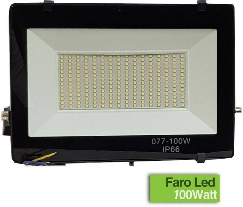 Trade Shop Traesio - Trade Shop - 100W hohe helligkeit led-aussenleuchte mit 224 smd-weisslicht-leds IP66 -