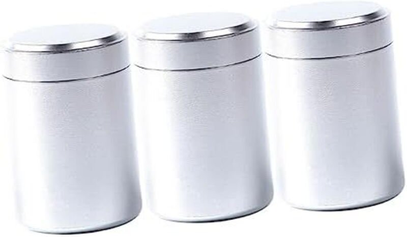 CSPARKV 4,5 x 6,5 cm 3 Stück T-Werkzeug-Box für lose Tee, luftdichtes Glas, Süßigkeitenschüssel, Werkzeuge, Vorratsdose ...