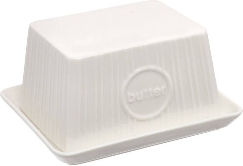 Butterdose aus weißem steingut - 5five