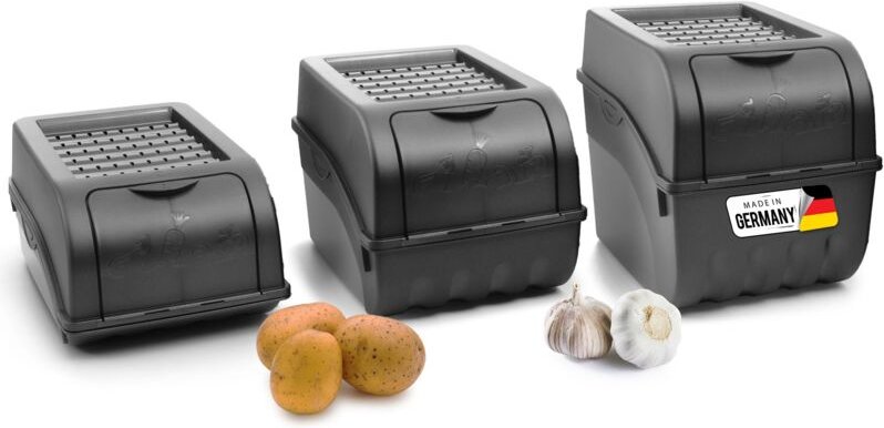 Novaliv - Vorratsdose Kartoffelbox, Gemüsebox, Kartoffelkiste, Hält das Gemüse länger frisch