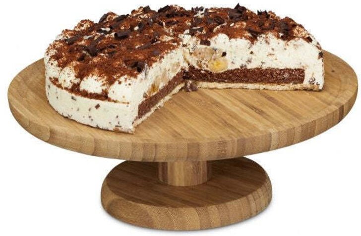 Kuchenteller auf bambusbasis