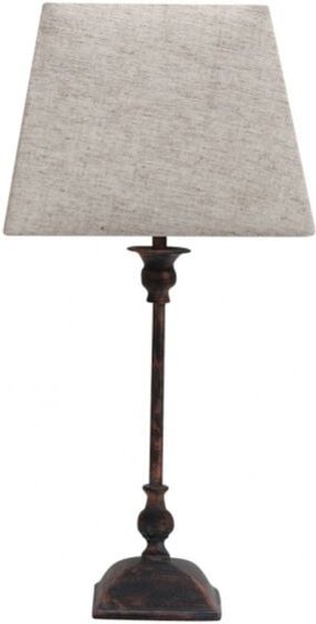 Percasol Tischlampe 1xe27 rustikal braun 52x25x25 cm