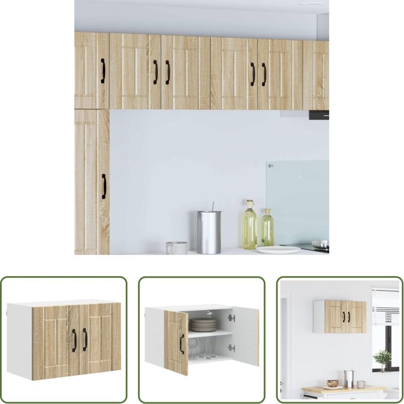Holzschrank - Küchenwandschrank Sonoma-Eiche 60 x 31 x 40 cm Holzwerkstoff
