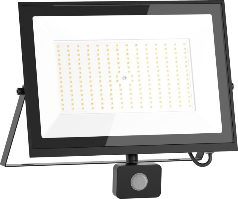 Mexen Luxpro+ LED-Fluter mit Bewegungssensor, 150W, Kalt - 6500K, 16500 lm, schwarz - L236-150-65-70