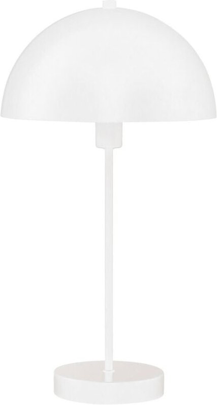 Searchlight Mushroom Tischlampe Weiß Metall