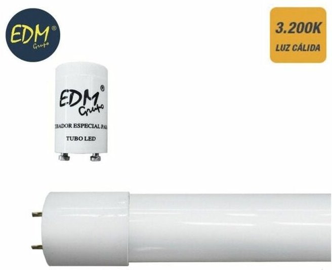 Thumbnail - T8 LED-Röhre 22 W, 2310 lm, 3200 K warmes Licht, entspricht 58 W, ø2,6 x 150 cm, EDM