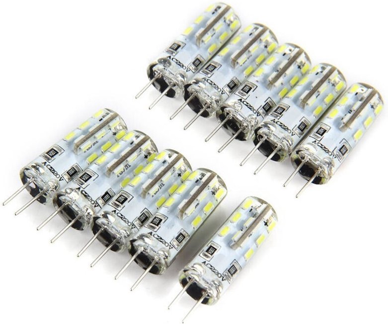 Trade Shop Traesio - Trade Shop - led lampade lmpadine attacco G4 smd 3014 dc 12V super luminose für lmpadarien -