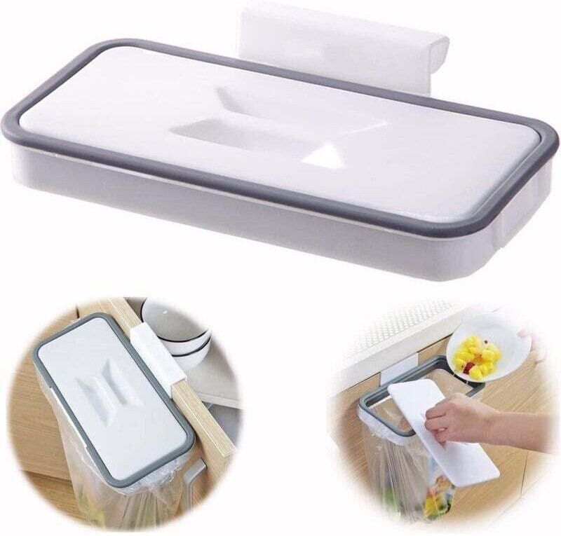 Müllbeutelhalter mit Clip zur Befestigung an Schubladen, Türen oder Möbeln, XU. Ideal für Wohnmobile, Reisen, Zuhause, K...