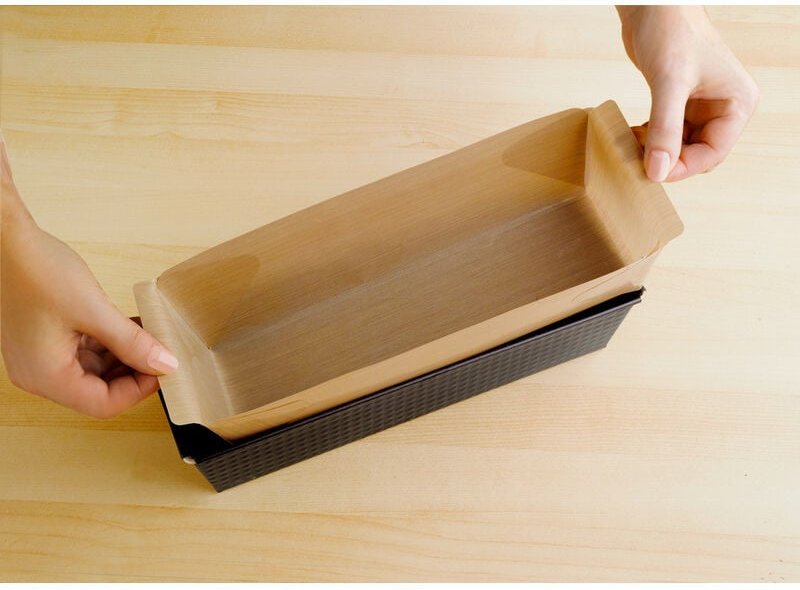 Maximex Antihaft-Backform-Zuschnitt eckig und rund 2-teilig, spülmaschinengeeignet, Braun, Thermoplast braun - braun