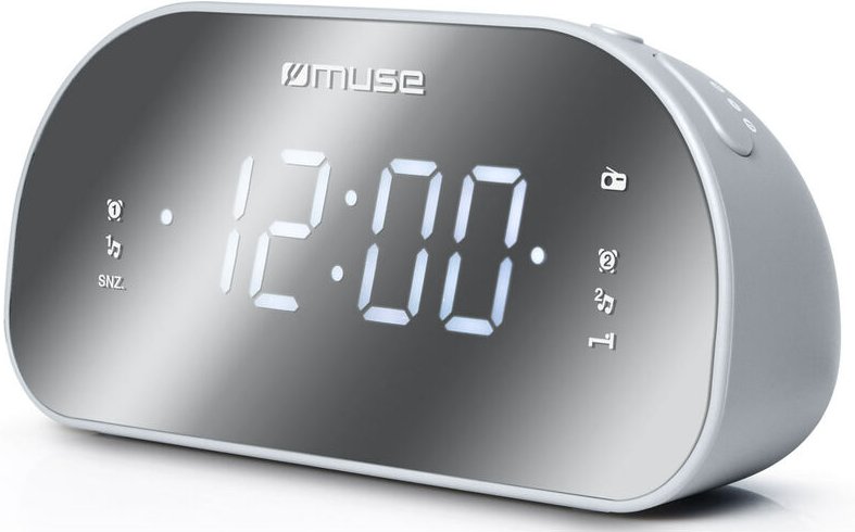 Muse - Graues doppelweckerradio m170cr