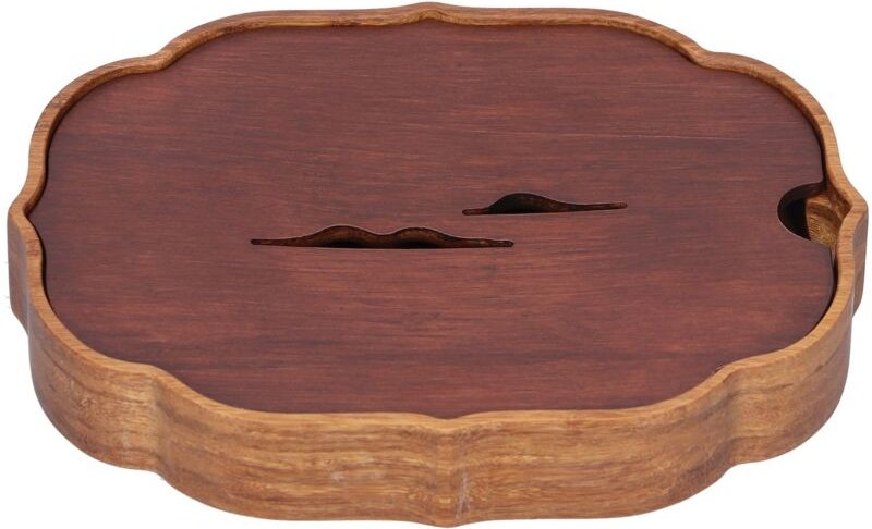 Atyhao Teesets im chinesischen Stil: Teebox aus Bambus mit Wasserbehälter für Kung-Fu-Teeservice-Zubehör.