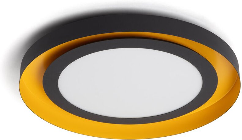 Led Deckenleuchte 30W Metall Bombalot Mattschwarz