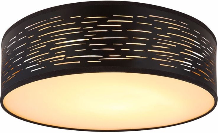 Thumbnail - Globo - deckenleuchte - Tunno - schwarz - metall - Ø 38cm - LED -