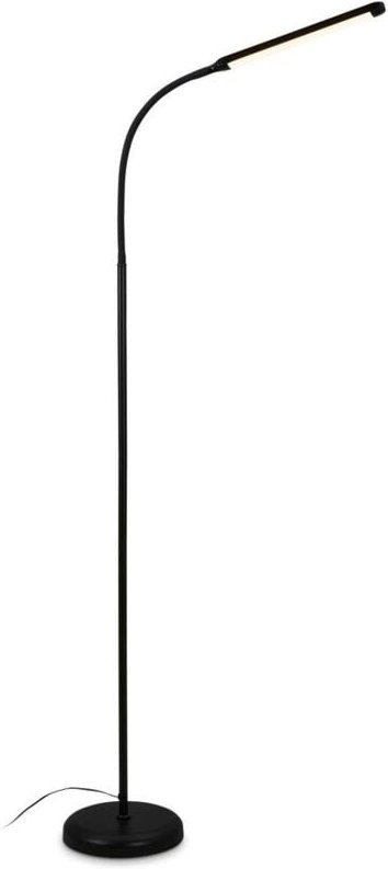 Led floor light, black, 1xLED-platine/6W