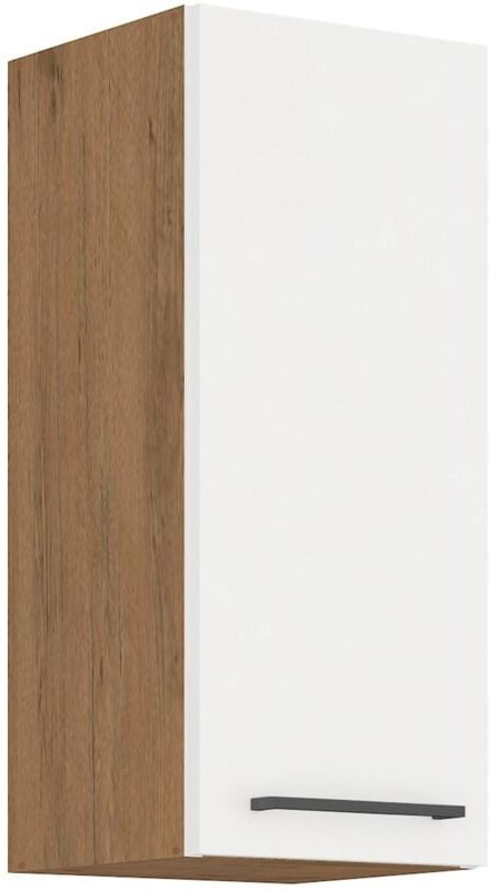 Küchen Preisbombe - Vigo Hängeschrank 30 Eiche Lancelot Weiß Hochglanz Küchenzeile Küchenblock Küche