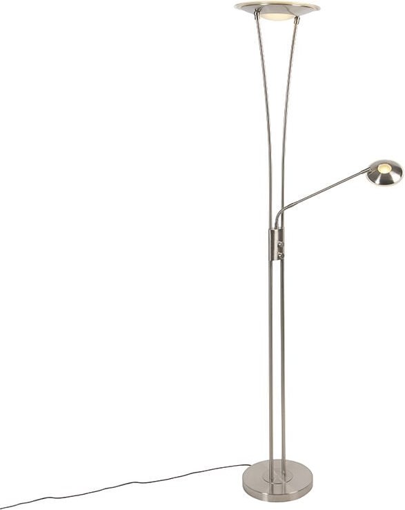 Moderne Stehleuchte Stahl inkl. led mit Lesearm - Ibiza