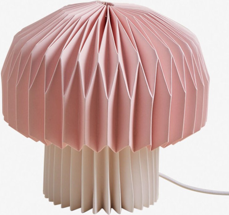 Aridiana Kids Tischlampe aus Papier Zuckerwatte-Rose - Sklum