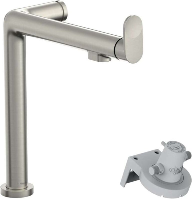 Aqittura M91 - Spültischarmatur mit Filterfunktion, Edelstahl 76804800 - Hansgrohe
