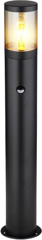 Wegeleuchte mit Bewegungsmelder Außen Aussenleuchten Garten Standleuchte Stehlampe Bewegungsmelder, Edelstahl schwarz ra...