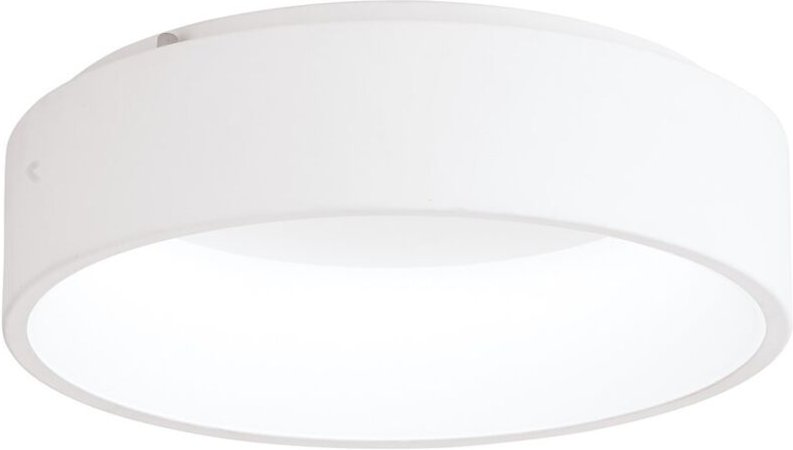 Led Deckenlampe Marghera 1, dimmbare große Deckenleuchte, Deckenbeleuchtung aus Metall und Kunststoff in weiß, runde Woh...