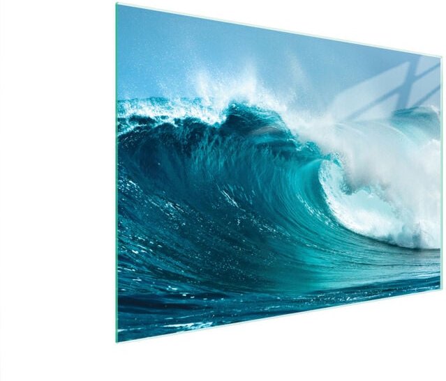 Glasschneidebrett 40x30 Welle