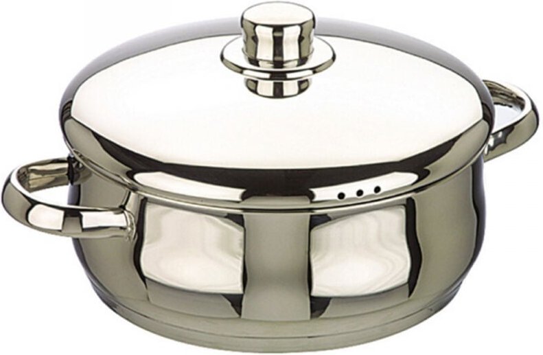 Edelstahltopf mit Deckel 18cm Oslo 662018 ibili