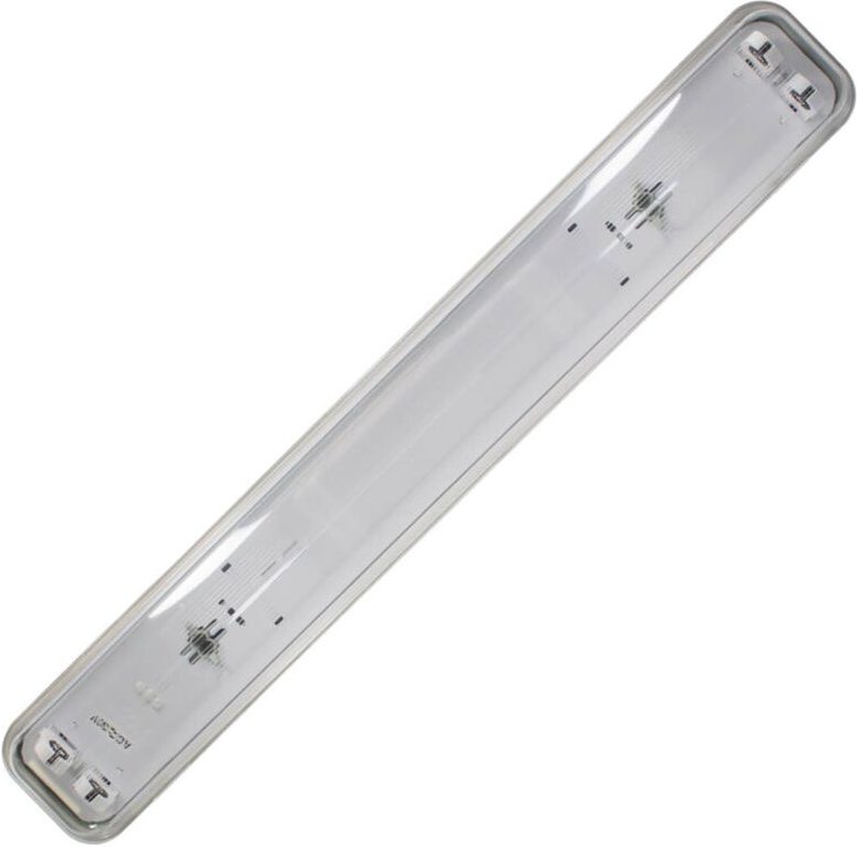 Wasserdichter Schirm für 2 T8 60cm LED-Röhren